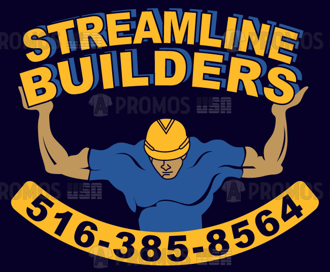 building trades construction contractor custom apparel printing logo